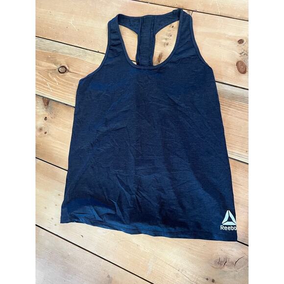 Reebok Women's Athletic Tank Top. Logo. Spell out. Gym. See measurements - Picture 1 of 5